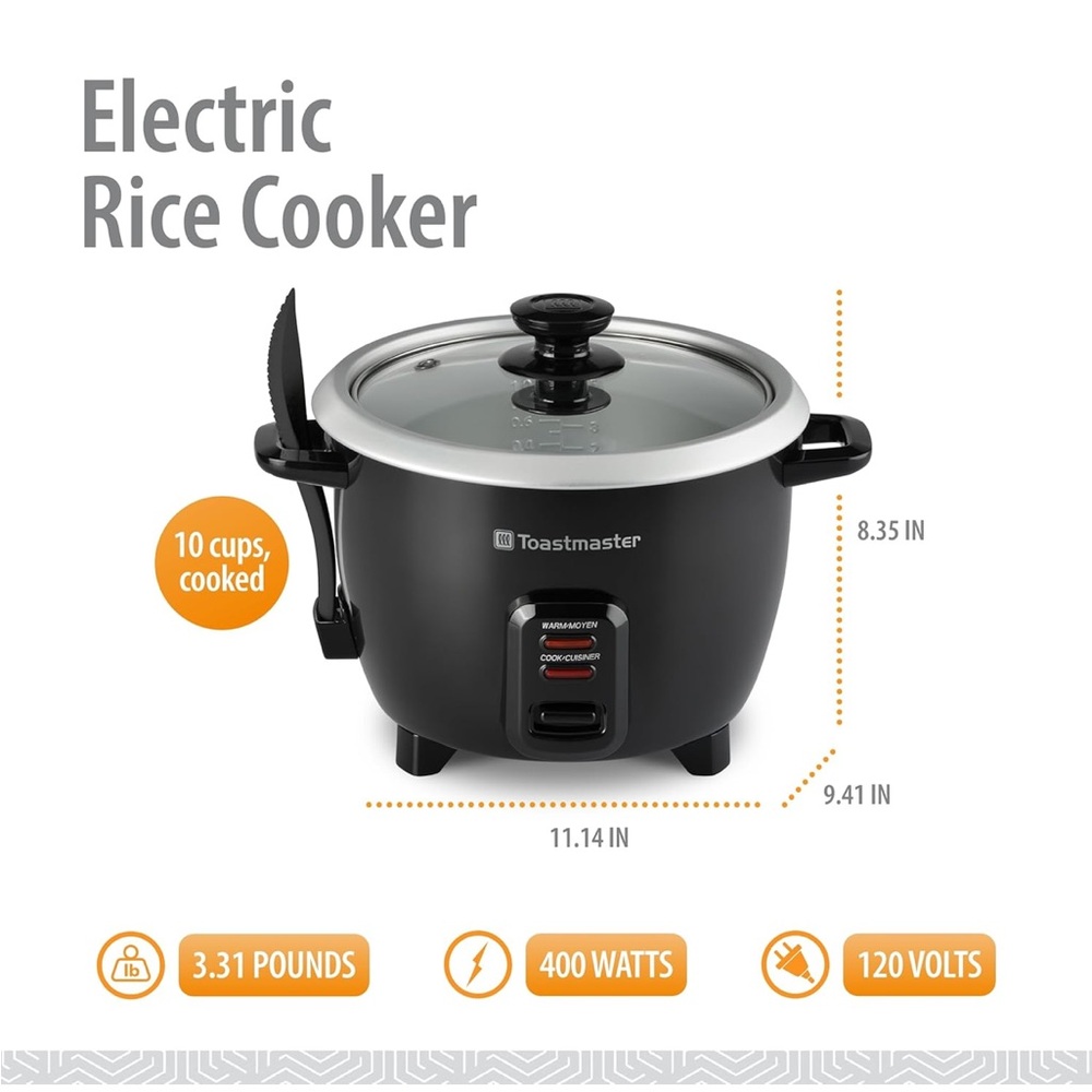 NIB Toastmaster 10 Cup Rice Cooker - Picture 2 of 13
